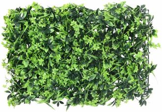 vidaXL Valla De Hojas Artificiales 24 Uds Verde 40x60 Cm Vidaxl