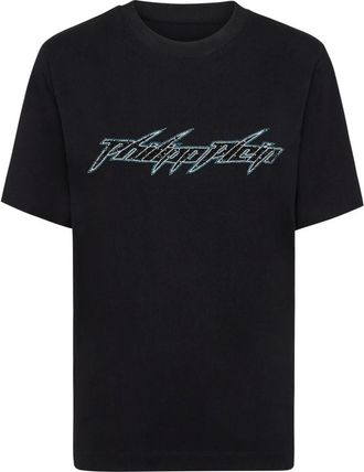 Philipp Plein Dames, Tops, Zwart, Maat: S Jersey