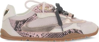 Pinko panelled sneakers - women - Calf Leather/Polyester/Polyurethane/Fabric/Rubber - 36