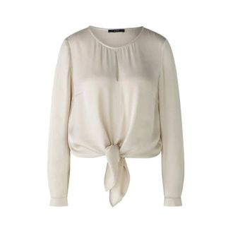 Oui Dames, Blouses & Shirts, Grijs, Maat: M