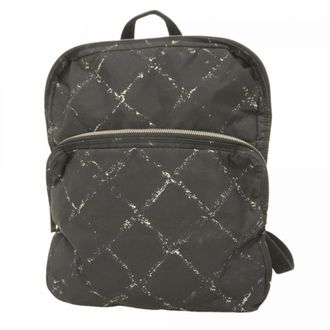 Chanel Black Nylon Backpack (Pre-Owned)
