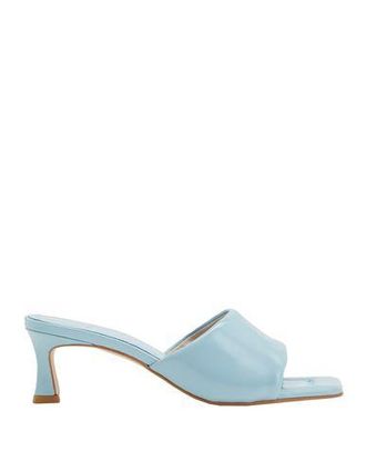 8 by YOOX LEATHER MID-HEEL MULES