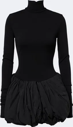 Magda Butrym Paneled wool-blend minidress
