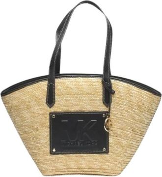 Michael Kors Pre-owned Canvas Tote Bag - Dames - Vintage Shopper - Beige - ONE Size - Vintage