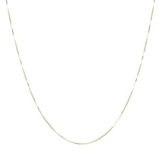 Autentica 20 Fine Box Chain Necklace
