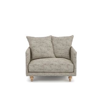 AM.PM Fauteuil in gespikkelde keperstof, Lazare