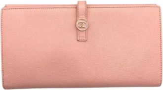Chanel Pre-owned Wallets, female, Pink, Size: ONE SIZE Pre-owned Wallet