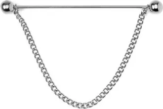 Cufflinks Inc. Chain Collar Bar in Silver at Nordstrom