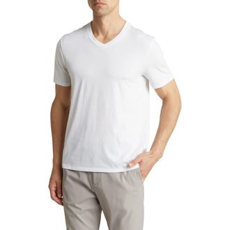 Vince V-Neck T-Shirt in Optic White at Nordstrom Rack, Size X-Large