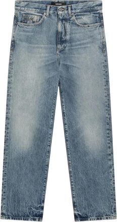 Versace Studded Straight Jeans - Heren - Regular Fit Jeans - Blauw - W32 - Katoen - Jeans