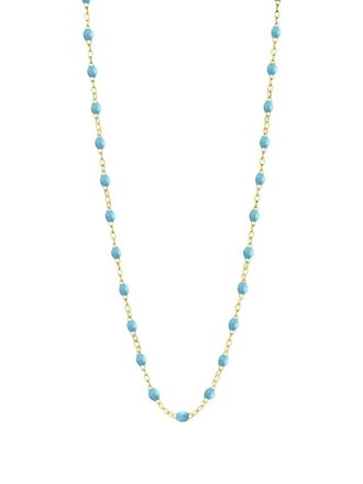 Gigi Clozeau Collana Classic Gigi in oro giallo 18 carati con turchese