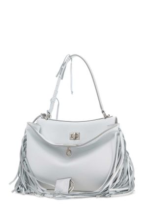 Balenciaga Womens Chalk Leather Small Rodeo Handbag White T Domesticated Calf Le Borse A Mano Bag