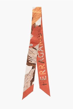 Ferragamo Silk PAPPAGALLO Foulard size Unica