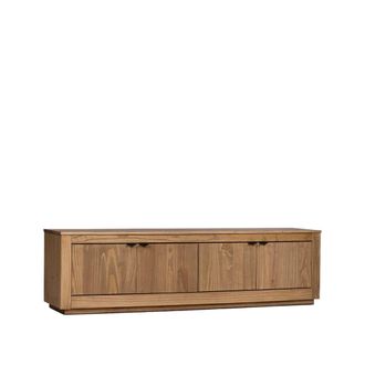 Klast Mueble tv de madera natural 180 cm x 43 cm