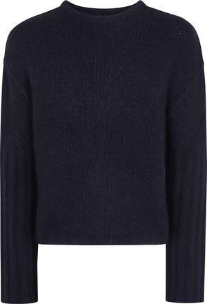 Rick Owens Sweater Round Neck Ru02f4631.Kwsse 09 Black