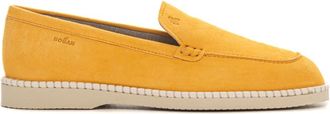 Hogan Su&egrave;de Loafer met Memory Foam Binnenzool - Dames - Loafers - Geel - 40 EU - Su&egrave;de - Schoenen