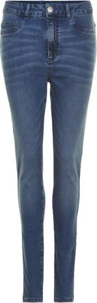 In Front Slim Fit Denim Leggings in Blauw - Dames - Skinny Jeans - Blauw - M - Denim - Jeans