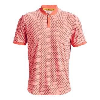 Under Armour Curry Greater Than Polo Shirt Red Pink 1370095-824