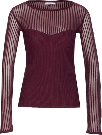 Patrizia Pepe Top con scollo a barca - Rosso