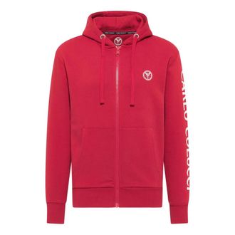 Carlo Colucci Heren, Sweatshirts & Hoodies, Rood, Maat: M