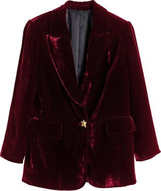 Chinti and Parker Blazer con applicazione - Rosso