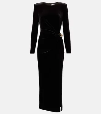 Self Portrait Cutout maxi dress