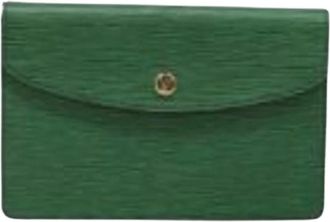 Louis Vuitton Pre-owned Wallets, female, Green, Size: ONE SIZE Pre-owned Wallet
