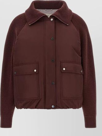 Brunello Cucinelli down quilted oversized coat