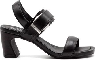 Ash Era Sandaal - Dames - Sandalen met hakken - Zwart - 41 EU - Leer - Schoenen
