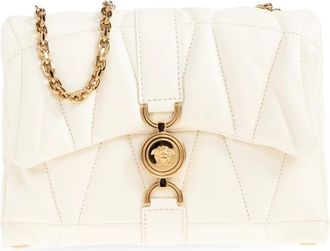 Versace Cross Body Bags, female, Beige, Size: ONE SIZE Kleio Shoulder Bag