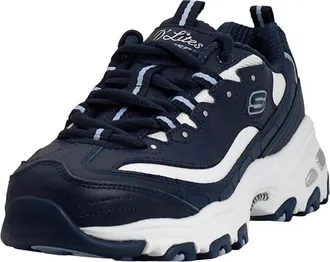 Skechers DLites - Fresh Start 11931-NVY Sneakers Womens Navy Shoes RHS8950