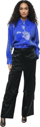 Msgm Black Regular Cargos