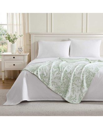 Laura Ashley Toile Delight Throw