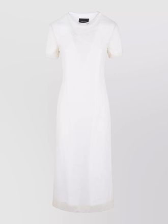 Simone Rocha layered midi dress pearl embroidery