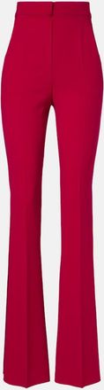 Max Mara Ecrine cady flared pants