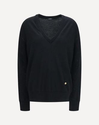 Balmain V-neck Sweater Female 36