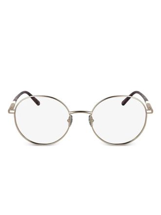 Lacoste round-frame glasses - Gold