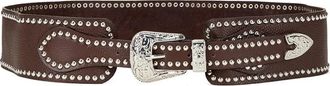 Oltre Western Riem - Dames - Riemen - Bruin - L/Xl - Leer - Accessoires