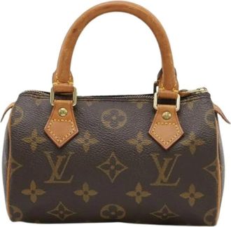 Louis Vuitton Pre-owned Mini Speedy - Dames - Vintage Mini Tas - Bruin - ONE Size - Vintage