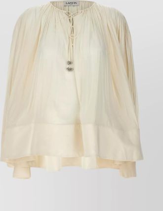 Lanvin wide blouse