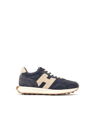 Hogan H601 Blue Suede Sneakers