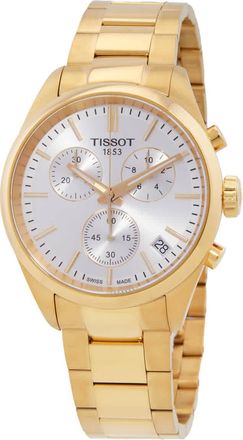 Tissot PR 100 Chronograph Quartz Silver Dial Mens Watch T150.417.33.031.00