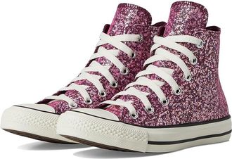 Converse Chuck Taylor All Star Glitter Womens Shoes Orchid Abyss/Egret/Black : 6 B - Medium, Synthetic