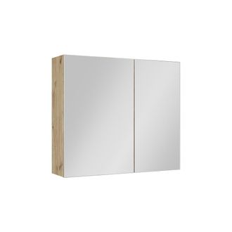 Vicco Armario Con Espejo Para Ba&ntilde;o Lavia, Roble Artesanal, 70 X 60.2 Cm, Vicco