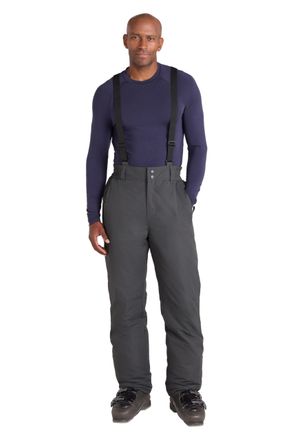 Mountain Warehouse Dusk II Mens Ski Pants - Warm Padded Fleece Lined Trousers, Thermal Tested -20 &deg;C & Snowpoof - Winter Skiing, Winter Sports, Walking Grey XL