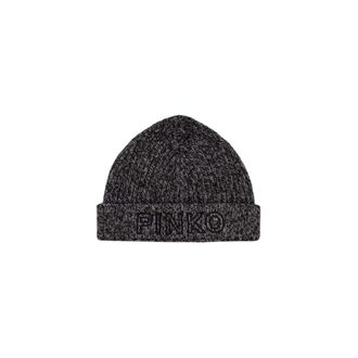Pinko Stijlvolle Hoed Model Pruina - Dames - Hoeden - Grijs - ONE Size - Accessoires