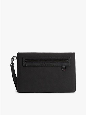 Tommy Hilfiger Tonal Metal Logo Pouch