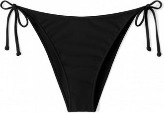 Hurley Ribbon Regular Fit Solid Color Reversible Bikini-Bottom f&uuml;r Damen | schwarz