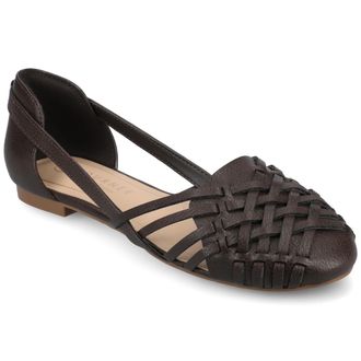 Journee Collection Women & apos;s Ekko Medium and Wide Width Flat Sandals