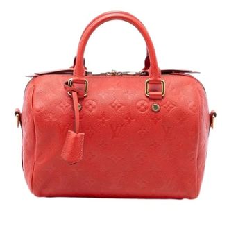 Louis Vuitton Pre-owned Handbags, female, Red, Size: ONE SIZE Pre-owned Speedy Bandouliere 25